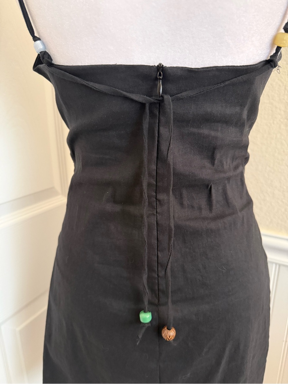 Zara Black Spaghetti-Strap Dress - Picture 6 of 7